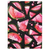 Wasserfarbe Wassermelone 2 Klemmbrett (Rückseite)