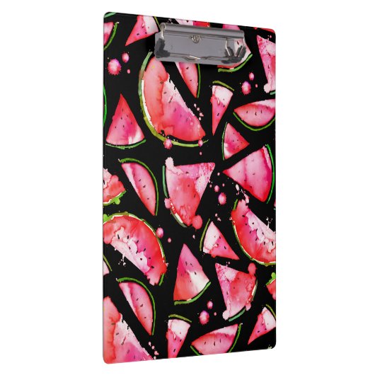 Wasserfarbe Wassermelone 2 Klemmbrett (Rechts)