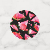 Wasserfarbe Wassermelone 2 Konfetti (Klein Vorderseite)