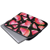 Wasserfarbe Wassermelone 2 Laptopschutzhülle (Vorne Knopf)