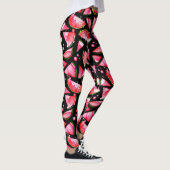 Wasserfarbe Wassermelone 2 Leggings (Rechts)