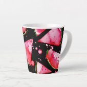 Wasserfarbe Wassermelone 2 Milchtasse (Rechte Ecke)