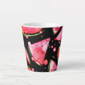 Wasserfarbe Wassermelone 2 Milchtasse (Vorderseite)
