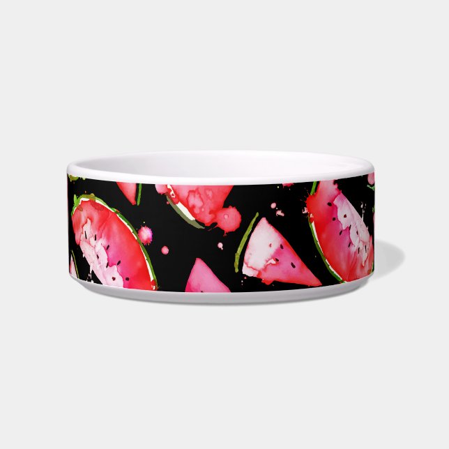 Wasserfarbe Wassermelone 2 Napf (Vorderseite)