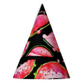 Wasserfarbe Wassermelone 2 Partyhütchen (Links)