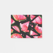 Wasserfarbe Wassermelone 2 Post-it Klebezettel (Vorderseite)