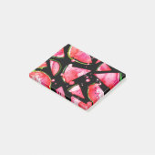 Wasserfarbe Wassermelone 2 Post-it Klebezettel (angewinkelt)