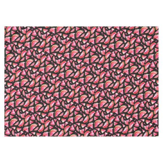 Wasserfarbe Wassermelone 2 Tischdecke (Vorderseite (Horizontal))