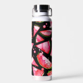 Wasserfarbe Wassermelone 2 Trinkflasche (Rückseite)