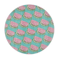 Wasserfarbe Wassermelone Doodles Gemustert gestric