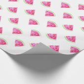 Wasserfarbe Wassermelone Geschenkpapier (Ecke)