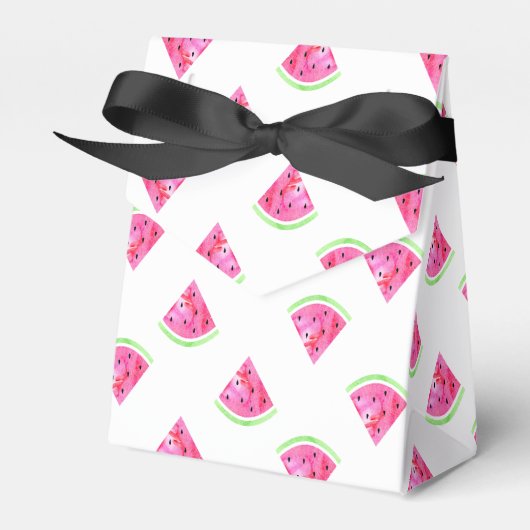 Wasserfarbe Wassermelone Geschenkschachtel (Vorderseite)