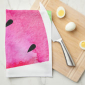Wasserfarbe Wassermelone Handtuch (Viertel Falte)