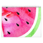 Wasserfarbe Wassermelone Kalender (Titelbild)