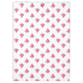 Wasserfarbe Wassermelone Klemmbrett (Rückseite)