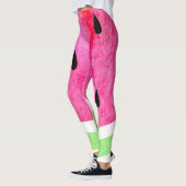 Wasserfarbe Wassermelone Leggings (Links)