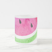 Wasserfarbe Wassermelone Mattglastasse (Mittel)