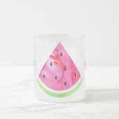 Wasserfarbe Wassermelone Mattglastasse (Mittel)