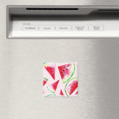 Wasserfarbe Wassermelone Muster Magnet (In Situ (Geschirrspüler))