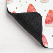 Wasserfarbe Wassermelone Muster Personalisiert Mousepad (Ecke)