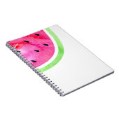 Wasserfarbe Wassermelone Notizblock (Rechte Seite)