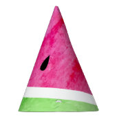 Wasserfarbe Wassermelone Partyhütchen (Rechts)