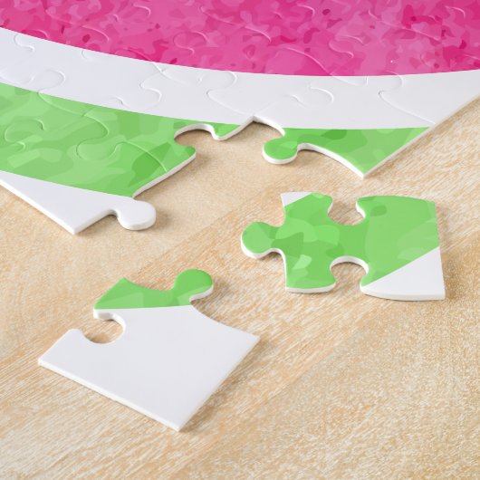 Wasserfarbe Wassermelone Puzzle (Seite)