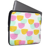 Wasserfarbe Wassermelone Rosa Gelbes Muster   Laptopschutzhülle (Vorne Rechts)