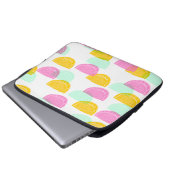 Wasserfarbe Wassermelone Rosa Gelbes Muster   Laptopschutzhülle (Vorne Knopf)