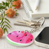 Wasserfarbe Wassermelone Schlüsselanhänger (Vorderseite rechts)