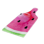 Wasserfarbe Wassermelone Schneidebrett (Ecke)