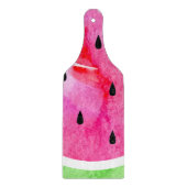 Wasserfarbe Wassermelone Schneidebrett (Vorderseite)