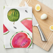Wasserfarbe Wassermelone Teeküche für Ihre Küche Geschirrtuch (Viertel Falte)