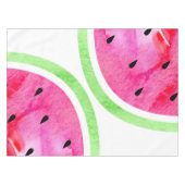 Wasserfarbe Wassermelone Tischdecke (Vorderseite (Horizontal))