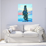 *~* Wasserfarbe Weibliche Pferde Pferdekühe AR22 Leinwanddruck<br><div class="desc">EQUINE HORSE by Ridden by a Woman im Ozean. Pastel Strong Artistic Sunset künstlerisch Wall Art IMITATE LEINWAND ART DRUCKEN. Türkisblau und Aquamarin Blau sind kräftige Farben gegen einen Pastellhimmel. (Suche AR22 für ähnliche Gegenstände) Der Rahmen um das EQUESTRIAN Pferde digitale Kunstmalerei ist Peach. Energetisch Enhanced beautiful artistic Watercolor Elegant...</div>