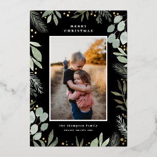 Wasserfarbe Weihnachten Weihnachten Weihnachtskart Folieneinladung