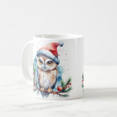 Wasserfarbe Weihnachtsfeierliche Tasse (Vorderseite Links)