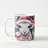Wasserfarbe Weihnachtsschaf - Tasse (Links)
