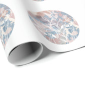 Wasserfarbe Weiße Wildblumen Geschenkpapier (Rolleneckpunkt)