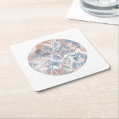 Wasserfarbe Weiße Wildblumen Rechteckiger Pappuntersetzer (angewinkelt)