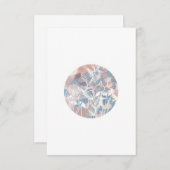 Wasserfarbe Weiße Wildblumen RSVP Karte (Vorne/Hinten)