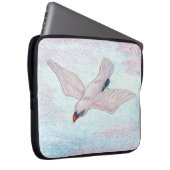 Wasserfarbe Weißer Adler Flying Reiki Laptopschutzhülle (Vorne Rechts)
