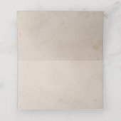 Wasserfarbe Weißmeer Muschel Korallenstrand Hochze Platzkarte (Innenseite Aufgefaltet)