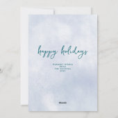 Wasserfarbe Whimsy Festliche Ornamente Weihnachten (Rückseite)