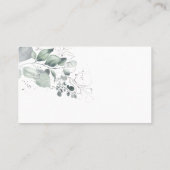 Wasserfarbe Wie viele Küsse Brautparty Kartenspiel Platzkarte (Rückseite)