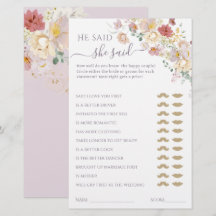 Wasserfarbe Wildblume Lila Spring Bridal