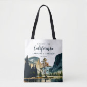 Wasserfarbe Willkommen bei der Hochzeit in Kalifor Tasche (Vorderseite)