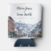 Wasserfarbe Willkommen bei der Hochzeit von Tellur Dosenkühler (Vorderseite)