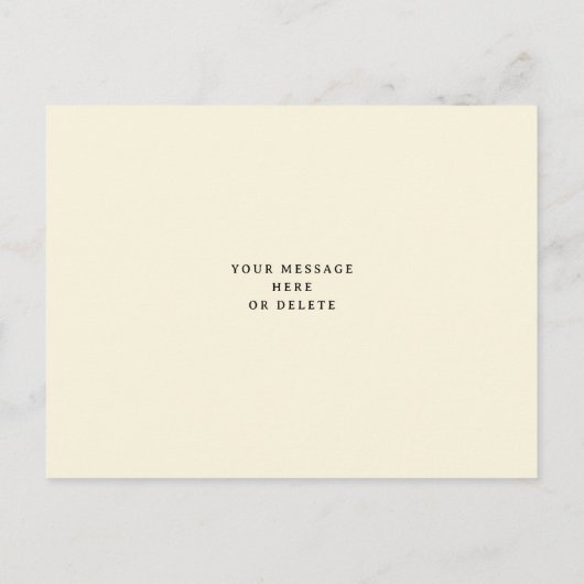 Wasserfarbe Willkommen in der Nachbarschaft Postkarte (Rückseite)