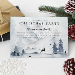 Wasserfarbe Wintergebirge Weihnachtsgebirge Party Einladung<br><div class="desc">Laden Sie Freunde,  Verwandte oder Kollegen ein,  um die Urlaubssaison mit diesen winterfarbenen Party Einladungen der Bergwelt zu feiern. Passen Sie diese Festveranstaltung mit Ihrem Veranstaltungstyp an und machen Sie sie perfekt für Weihnachts-Partys,  Urlaubssoireen,  Firmenveranstaltungen,  Cocktail-Partys und vieles mehr!</div>